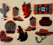 Mary Maxim #7162 Southwest Magnet Kit ~Plastic Canvas~ NEW!