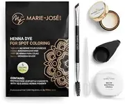 Marie-José & Co Henna Brows Starter Kit, Professional Eyebrow Dyeing with Henna, Sufficient for 50 Treatments, Natural & Vegan (Box, Powder and Paste, Starter set, All Skin Types)