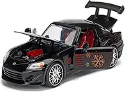 Die Casting 1:24 for Honda S2000 Alloy Car Models Precious Collectibles Souvenirs Fully Open Door Miniature Vehicle Model Decoration Presents Ornaments