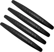 Bonsicoky 4 Pack Black Bumper Guard Strip - Anti-Collision Patch Car Bumper Guard Strip - Front and Rear Bumper Protector for Car