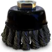 JOSCO BRUMBY 75mm 0.45mm Steel Twist Knot Wire Cup Brush