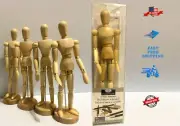 Royal Langnickel Essentials 8" Wooden Mannequin Artist Manikin Flexible W/Stand