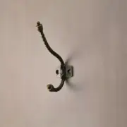 Rustic Bronze Heavy Duty Metal Wall Hook Easy Install Perfect Coats Towels