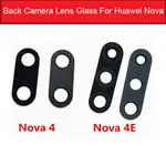 華為 適用於 HUAWEI NOVA 4 4E 後置相機鏡頭蓋的後置攝像頭玻璃鏡頭蓋, 帶有不干膠貼紙更換維修配件