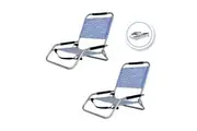 2pc Lazy Dayz Foldable Beach Chair - Makena