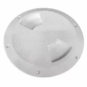 Sea-Dog Quarter-Turn Textured Deck Plate w/Internal Collar - White. [336362-1]