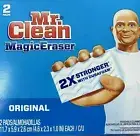 Mr. Clean MAGIC ERASER Original 2pk Multi Purpose Cleaning Foam Pad Sponges