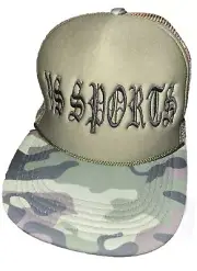 VS Couture logo Army Green Olive trucker hat