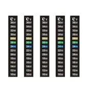 5Pcs Aquarium Thermometer Sticker, Fish Tank Temperature Monitor, Brewing