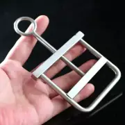 STAINLESS STEEL SCROTUM BALL CRUSHER TESTICLE VICE BONDAGE WEIGHT STRETCHER