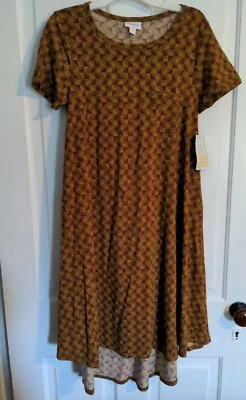 NEW LulaRoe Carly Dress Size XXS Neutral Pattern *NWT*