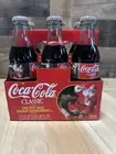 1996 Coca Cola Christmas Edition Collectible Six Pack Bottles