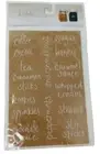 White Pantry Decals Labels Container Organizing Kitchen Food Storage Container