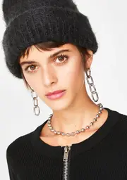 High Voltage Ball N' Chain Necklace
