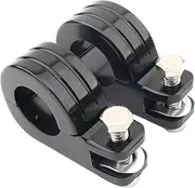 FINMOKAL 1.5" 38mm Highway Crash Bar Mount Foot Peg Clamps For Harley 1-1/2" Engine Guard