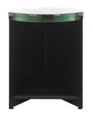 Safavieh Couture Marisella Cast Glass Accent Table