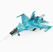 Pre-Build Replica 1:72 for SU-34（Painted Version Fighter Metal Aircraft Model Static Display Collections Or Desk Decor Gift Toy Airplane