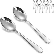 SHEUMNT 12-Piece Dinner Spoon, Premium Stainless Steel, Set of 12, Spoons Silverware with Round Edge, Exceptional Mirror Finish, Dishwasher Safe (8.2 inches)