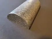 Cando Black Foam Roller Half 6" X 12"