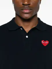 [Comme Des GarÇOns Play] Comme Des GarÇOns Play-Polo Read Heart In Cotone-Uomo L