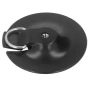 (Black)Surfboard Camera Mount Base With D Ring PVC Stable Surfboard Camera FS
