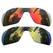 Orange Red&24K Gold Polarized Replacement Lenses for-Oakley Offshoot