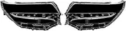 CLZCNQLX Headlight Lampshade Transparent Lens Headlamp Housing Cover Light Protection Compatible for Toyota Alphard Vellfire AH30 Facelift 2018-2021