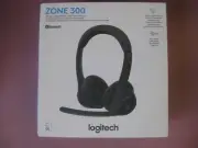 LOGITECH ZONE 300 Bluetooth Wireless Headset - NEW SEALED IN BOX (Black)