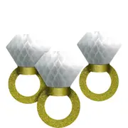Bridal Honeycomb Rings Hanging Decorations