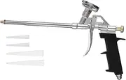 Spray Foam Gun PU Expanding Caulking Gun Foam Insulation Gun with 2pcs Caulking Gun Nozzles for Window and Door