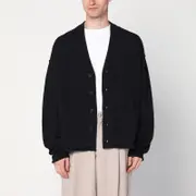 [New Amsterdam Surf Association] Black cotton blend cardigan S Black