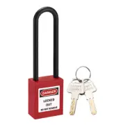 Lockout Tagout Locks 3 Inch Shackle Key Different Safety Padlocks Plastic Red