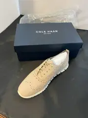 Cole Haan Womens Shoes Zerogrand Remastered Wing Unlined Oxfords Suede NEW