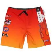 Hurley 20" Phantom Eco NASCAR Flame Board Shorts Size 30 Men's