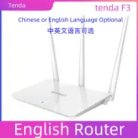 在飛比找露天拍賣優惠-【星月】tenda騰達F3無線wifi路由器300M英文版網