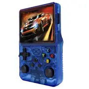 R36S Handheld Game Console 128GB Blue