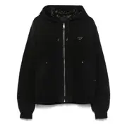 [Prada] Prada Denim Hooded Jacket XXL BLACK