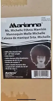 Marianna Ms Michelle Ethnic Manikin - 100% Human Hair - Afro Human Hair (14114)