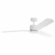 Eglo Iluka 60" DC ABS 3 Blade Ceiling Fan with 18W LED Tri Colour Light & Remote-White
