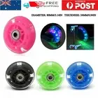 LED Scooter Wheels 80mm Lights Flash Razor Stunt Push Back Rear Abec-7 Bearings
