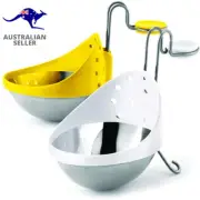 747308 Egg Poacher Set, Multicolored | 18/10 Stainless Steel Rod and Cup;