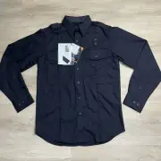 5.11 Tactical Taclite PDU Class B L/S Shirt Midnight Navy 72366 Mens Small NWT