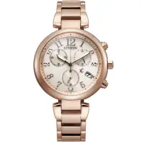 在飛比找Yahoo奇摩購物中心優惠-CITIZEN xC 輕奢光動能計時女錶(FB1452-58