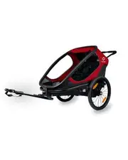 Hamax Outback Two Two Seat Child Trailer Black/Red