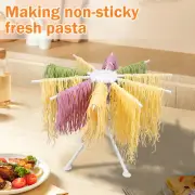 Pasta Drying Rack with 10 Arms Foldable Pasta Dryer Rack Portable Noodle berGo