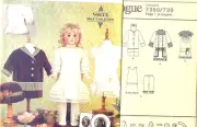 18"AMERICAN GIRL VOGUE/TERESA LAYMAN DOLL@1920' DRESS COAT HAT UNDERWEAR PATTERN