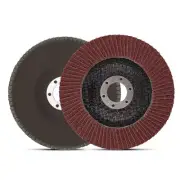 25PC Abrasive 5" 125mm Flap Discs Wheels Zirconia Angle Grinder Grinding Sanding