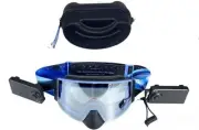 Wynthorix H22 Heated Anti-Fog Snow Ski Goggles (Vlt 42.5% Blue Lens with Silver)
