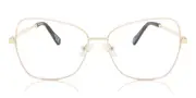Butterfly Full Rim Metal Women’s Glasses Online Gold Size 56 - Lenses Included - Private Health Rebate - Blue Light Block - SmartBuy Collection