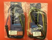 (Lot of 2) BeauGo Adjustable Slip Dog Leash - Green / Blue